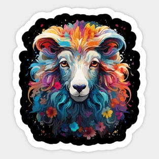 Sheep Rainbow Sticker